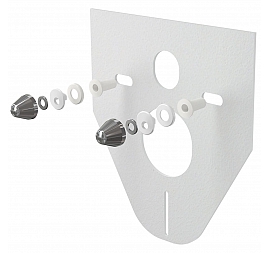 Звукоизоляционная плита для подвесного унитаза и для биде AlcaPlast M910CR