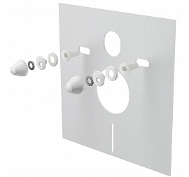 Звукоизоляционная плита для подвесного унитаза и для биде AlcaPlast M930