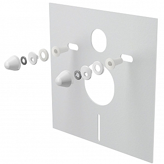 Звукоизоляционная плита для подвесного унитаза и для биде AlcaPlast M930