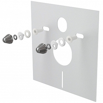 Звукоизоляционная плита для подвесного унитаза и для биде AlcaPlast M930CR