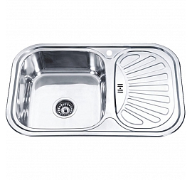 Мойка кухонная Ledeme L67549-L 75 см декор