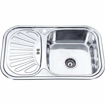 Мойка кухонная Ledeme L67549-R 75 см декор