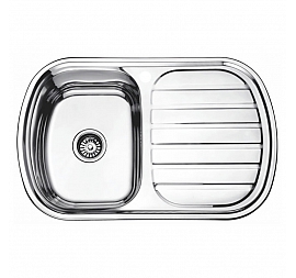 Мойка кухонная Ledeme L67749-L 77 см декор