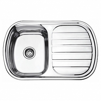 Мойка кухонная Ledeme L67749-L 77 см декор