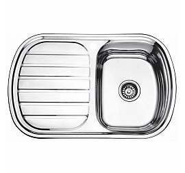 Мойка кухонная Ledeme L67749-R 77 см декор