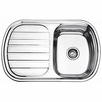 Мойка кухонная Ledeme L67749-R 77 см декор