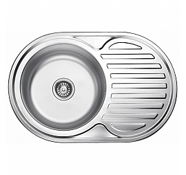 Мойка кухонная Ledeme L67750-6L 77 см декор