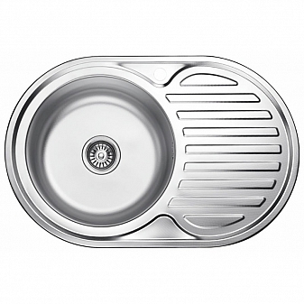 Мойка кухонная Ledeme L67750-6L 77 см декор