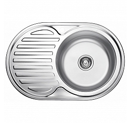 Мойка кухонная Ledeme L67750-6R 77 см декор