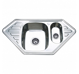 Мойка кухонная Ledeme L69550B 95 см декор