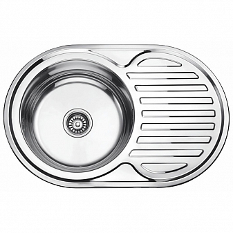 Мойка кухонная Ledeme L77750-L 77 см матовая