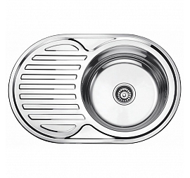 Мойка кухонная Ledeme L77750-R 77 см матовая