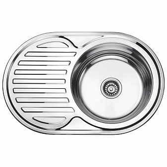 Мойка кухонная Ledeme L77750-R 77 см матовая