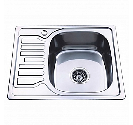 Мойка кухонная Ledeme L95848-R 58 см полированная