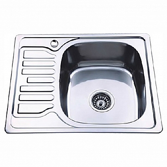 Мойка кухонная Ledeme L95848-R 58 см полированная