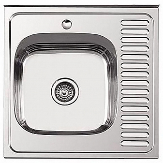 Мойка кухонная Ledeme L96060-6L 60 см полированная