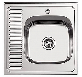 Мойка кухонная Ledeme L96060-6R 60 см полированная