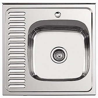 Мойка кухонная Ledeme L96060-6R 60 см полированная