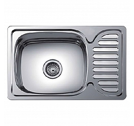 Мойка кухонная Ledeme L96642 66 см полированная