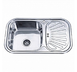 Мойка кухонная Ledeme L97549-L 75 см полированная