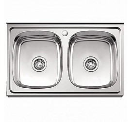 Мойка кухонная Ledeme L98060В 80 см полированная