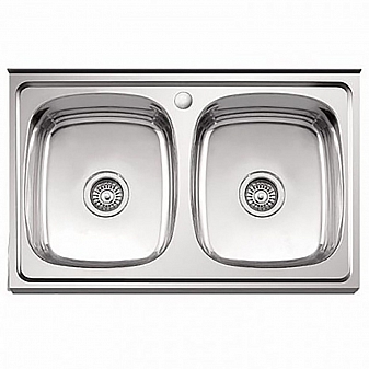 Мойка кухонная Ledeme L98060В 80 см полированная