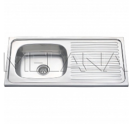 Мойка кухонная Melana MLN-10050 L 100 см 0.8 мм накладная