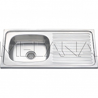 Мойка кухонная Melana MLN-10050 L 100 см 0.8 мм накладная