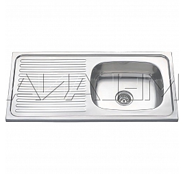 Мойка кухонная Melana MLN-10050 R 100 см 0.8 мм накладная