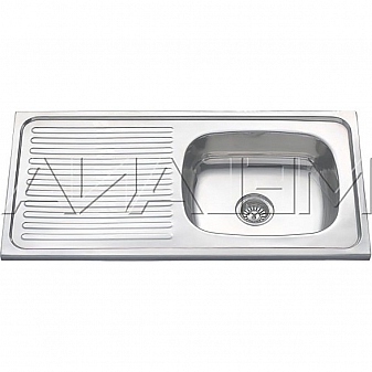 Мойка кухонная Melana MLN-10050 R 100 см 0.8 мм накладная
