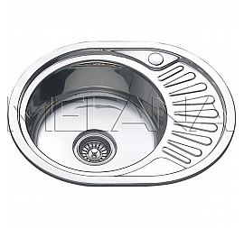 Мойка кухонная Melana MLN-5745 57 см 1 мм врезная