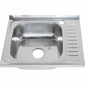 Мойка кухонная Melana MLN-6050 L 60 см 0.6 мм накладная