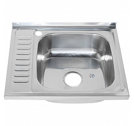 Мойка кухонная Melana MLN-6050 R 60 см 0.6 мм накладная