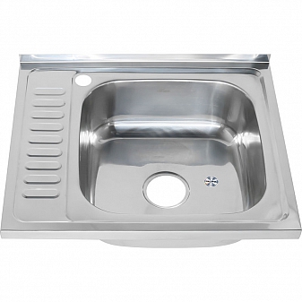 Мойка кухонная Melana MLN-6050 R 60 см 0.6 мм накладная
