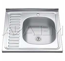 Мойка кухонная Melana MLN-6060 R 60 см 0.4 мм накладная