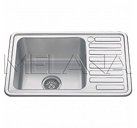 Мойка кухонная Melana MLN-6643 66 см 1 мм врезная
