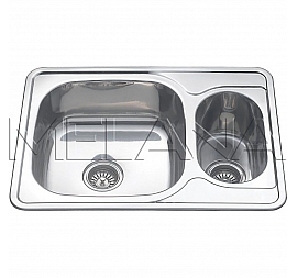 Мойка кухонная Melana MLN-7050-S L 70 см 0.6 мм врезная