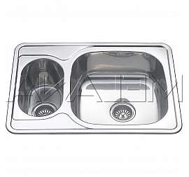 Мойка кухонная Melana MLN-7050-S R 70 см 0.6 мм врезная
