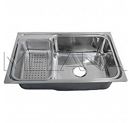 Мойка кухонная Melana MLN-7245B 72 см 0.8 мм врезная