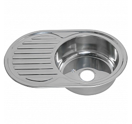 Мойка кухонная Melana MLN-7750 R 75 см 0.6 мм врезная