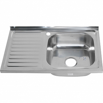 Мойка кухонная Melana MLN-8050 R 80 см 0.8 мм накладная