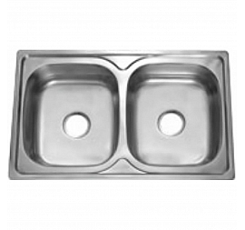 Мойка кухонная Melana MLN-V8050S 80 см 0.8 мм врезная