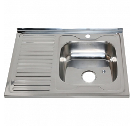 Мойка кухонная Melana MLN-8060 R 80 см 0.6 мм накладная