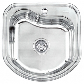 Мойка кухонная Ledeme L64948 48 см декор