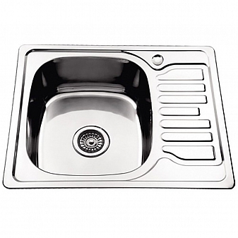 Мойка кухонная Ledeme L65848-L 58 см декор