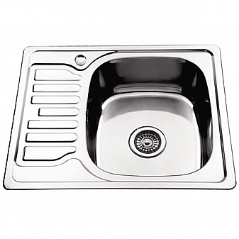 Мойка кухонная Ledeme L65848-R 58 см декор