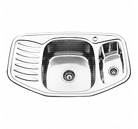 Мойка кухонная Ledeme L67851В 78 см декор