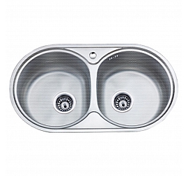 Мойка кухонная Ledeme L67944В 79 см декор