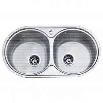 Мойка кухонная Ledeme L67944В 79 см декор