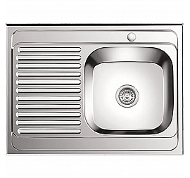 Мойка кухонная Ledeme L68060-R 80 см декор